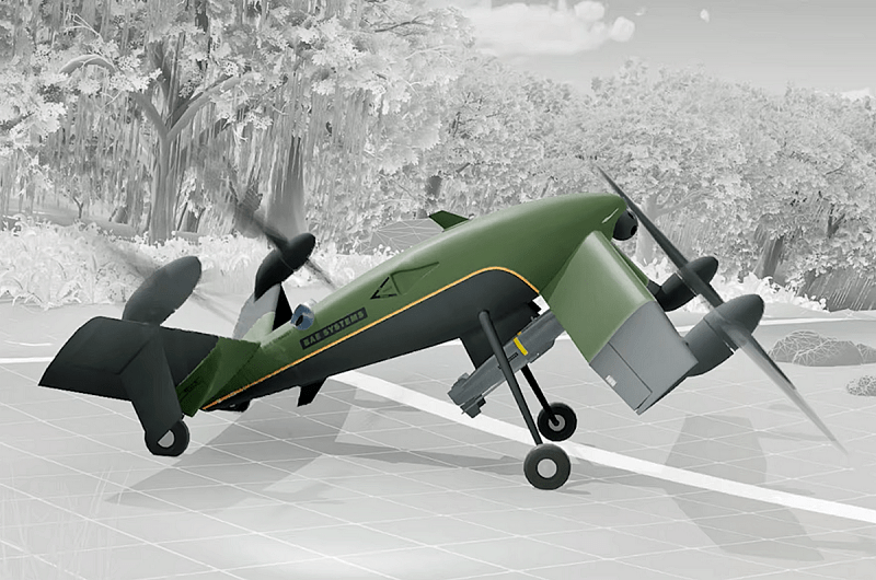 BAE dévoile le Strix, un drone VTOL X-wing fascinant assis sur la queue