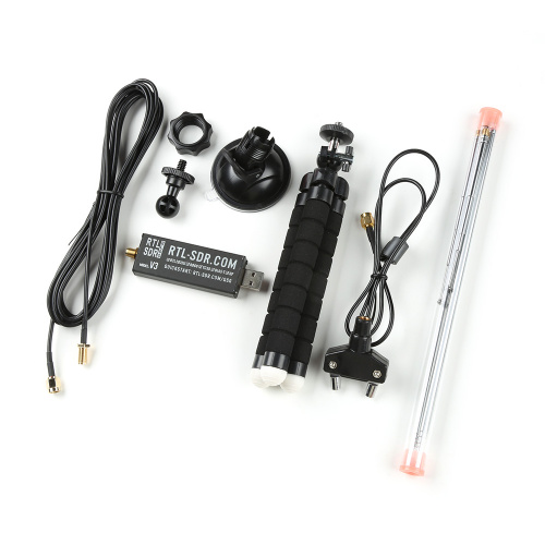 Dongle USB RTL-SDR BLOG V3 avec kit d'antenne dipôle